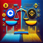 DALL·E-2025-03-04-20.00.37-A-highly-minimalistic-and-vibrant-digital-illustration-comparing-fees-between-Coinbase-and-Binance.-The-image-features-two-simplified-financial-icons-1-150x150